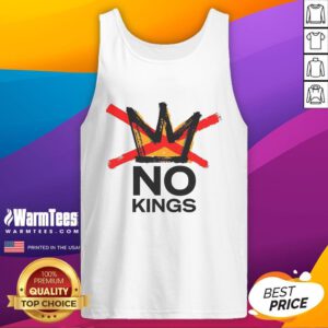 Nice Anti-Establishment No Kings Tank Top featuring bold graphic design for a rebellious style statement.