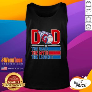Nice Dad The Man The Myth The Legend Cleveland Guardians tank top for fans, featuring a stylish design and team colors.