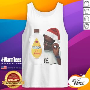 Nice Diddy Baby Oil Christmas Santa Tank Top featuring a festive Santa design, perfect for holiday celebrations.