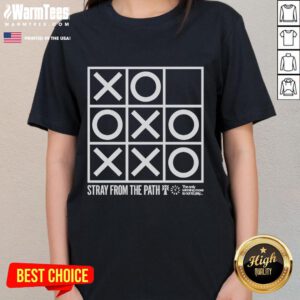 Nice Stray From The Path 'The Only Winning Move Is Not To Play' ladies tee featuring a stylish design and comfortable fit.