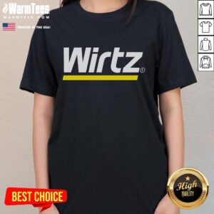 Nice Wirtz Wednesday Ladies Tee featuring stylish design and comfortable fit, perfect for casual outings and fans.