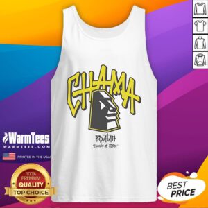 Official Alex Pereira Poatan Hands of Stone Chama Block Tank Top featuring a stylish design and vibrant colors.