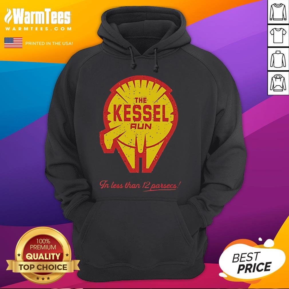 Official Less Than 12 Parasecs Hoodie featuring a sleek design, perfect for sci-fi fans and casual wear enthusiasts.