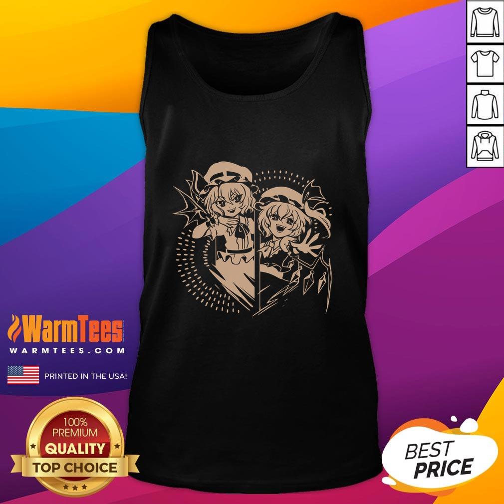 Pretty Remilia Scarlet in a stylish tank top from the Scarlet Chamber, inspired by Touhou Project.