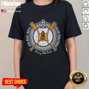 Alt Text: Top Murray State Racers College World Series 2025 baseball NCAA ladies tee in vibrant colors, perfect for fans.
