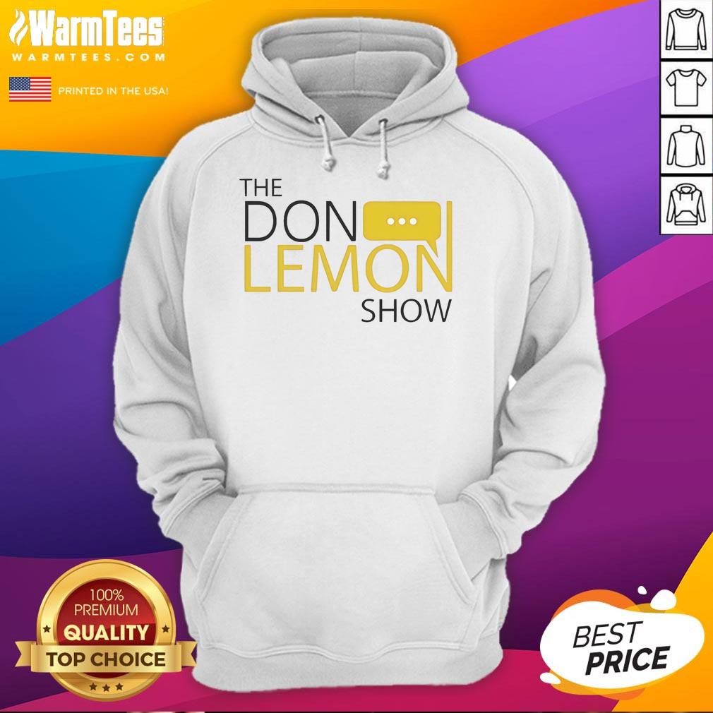 Cozy hoodie featuring the Top The Don Lemon Show logo, perfect for fans of the popular talk show.