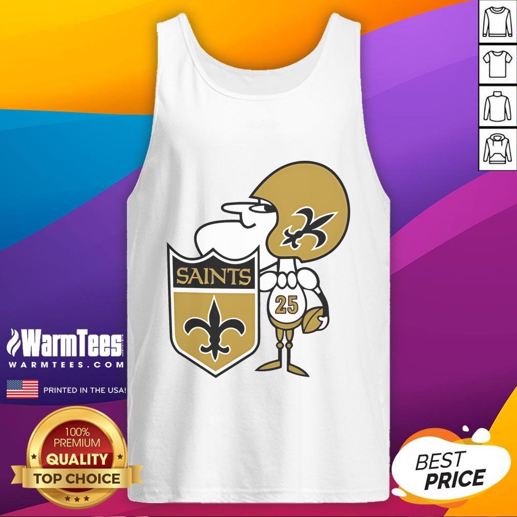 Awesome 1967 vintage New Orleans Saints tank top featuring classic logo and retro design, perfect for football fans.