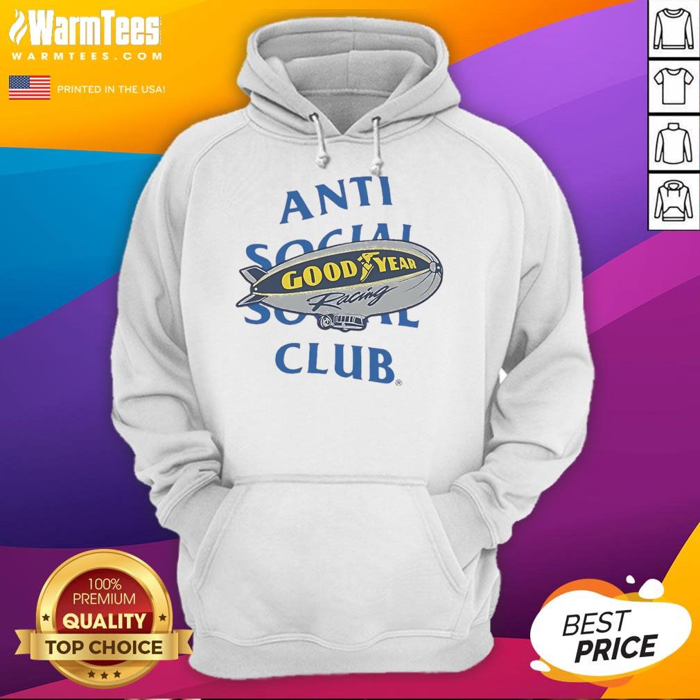 Alt Text: Awesome ASSC X Goodyear High Performance Hoodie in black, showcasing stylish design and premium fabric for active wear.