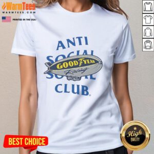 Awesome ASSC X Goodyear high-performance ladies tee featuring a stylish design and comfortable fit for active wear.
