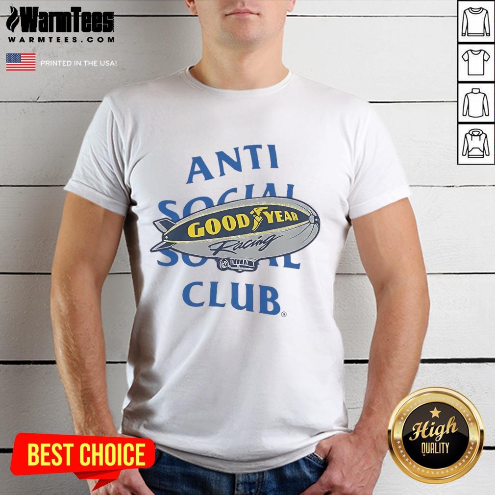Awesome Assc X Goodyear high performance t-shirt featuring a sleek design and vibrant colors for active wear.
