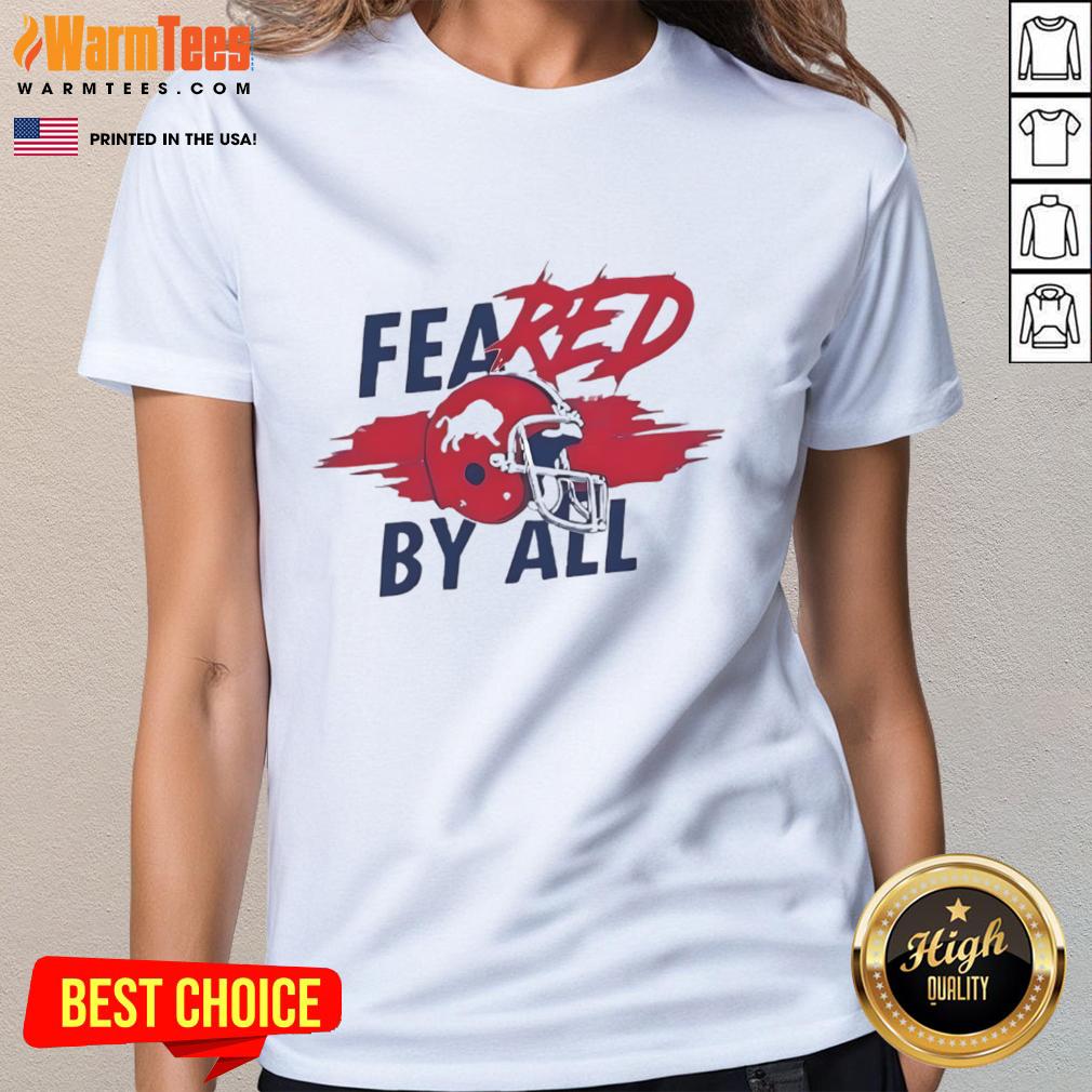 Buffalo Bills ladies tee featuring a bold design, perfect for fans showcasing their team spirit and style.