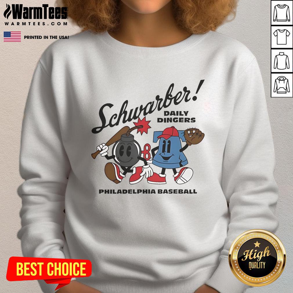 Awesome Kyle Schwarber Philadelphia Phillies baseball sweatshirt perfect for summer days and daily dingers.