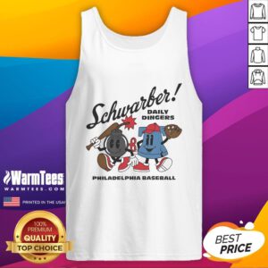 Awesome Kyle Schwarber Philadelphia Phillies baseball tank top for summer, featuring a vibrant design and daily dingers theme.