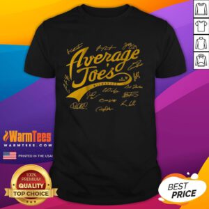 Awesome Milwaukee Baseball A Bunch Of Average Joes T-Shirt featuring playful graphics and vibrant colors for fans.