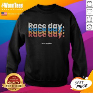 Awesome Race Day Repeat in the Best Day Sweatshirt - Comfortable and stylish sweatshirt perfect for race day events.