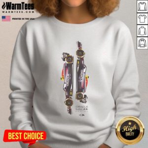 Awesome Red Bull Racing RB20 sweatshirt in vibrant red, perfect for motorsport fans and casual wear enthusiasts.