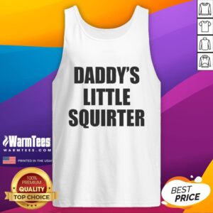 Funny Daddy's Little Squirter Tank Top featuring a playful design perfect for summer family outings and casual wear.