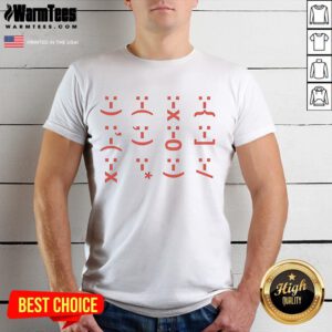 Funny Face Communication and Social Interaction T-Shirt featuring playful graphics and vibrant colors for social enthusiasts.