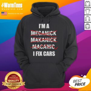 Alt Text: Funny 'I'm A.I. Fix Cars' hoodie design featuring a quirky graphic, perfect for car enthusiasts and tech lovers.