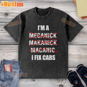 Funny 'I'm A.I. Fix Cars' T-shirt with humorous graphic, perfect for car enthusiasts and tech lovers.