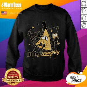 Funny Naughty Illuminati Triangle Gravity Falls Bill Cipher Sweatshirt featuring Bill Cipher in a playful design.