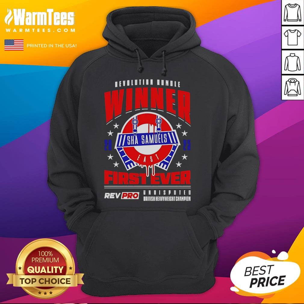 Funny Revolution Rumble Winner hoodie 2025, showcasing vibrant design and playful graphics for the first-ever event.