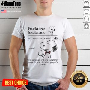 Funny Snoopy lactose intolerant t-shirt featuring Snoopy with a humorous expression, perfect for dog lovers and foodies.