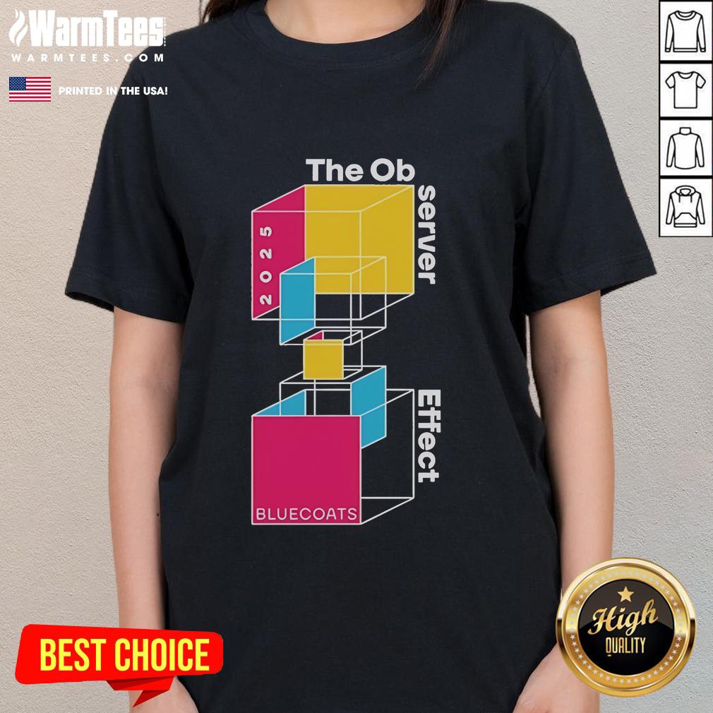 Good Bluecoats The Observer Effect Building Blocks Ladies Tee featuring a stylish design and comfortable fit.