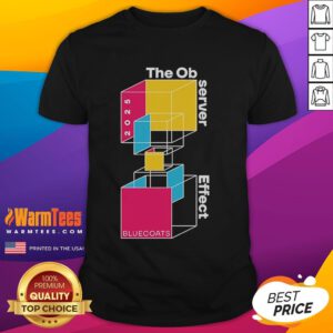 Good Bluecoats The Observer Effect Building Blocks T-Shirt featuring vibrant design and comfortable fit for casual wear.