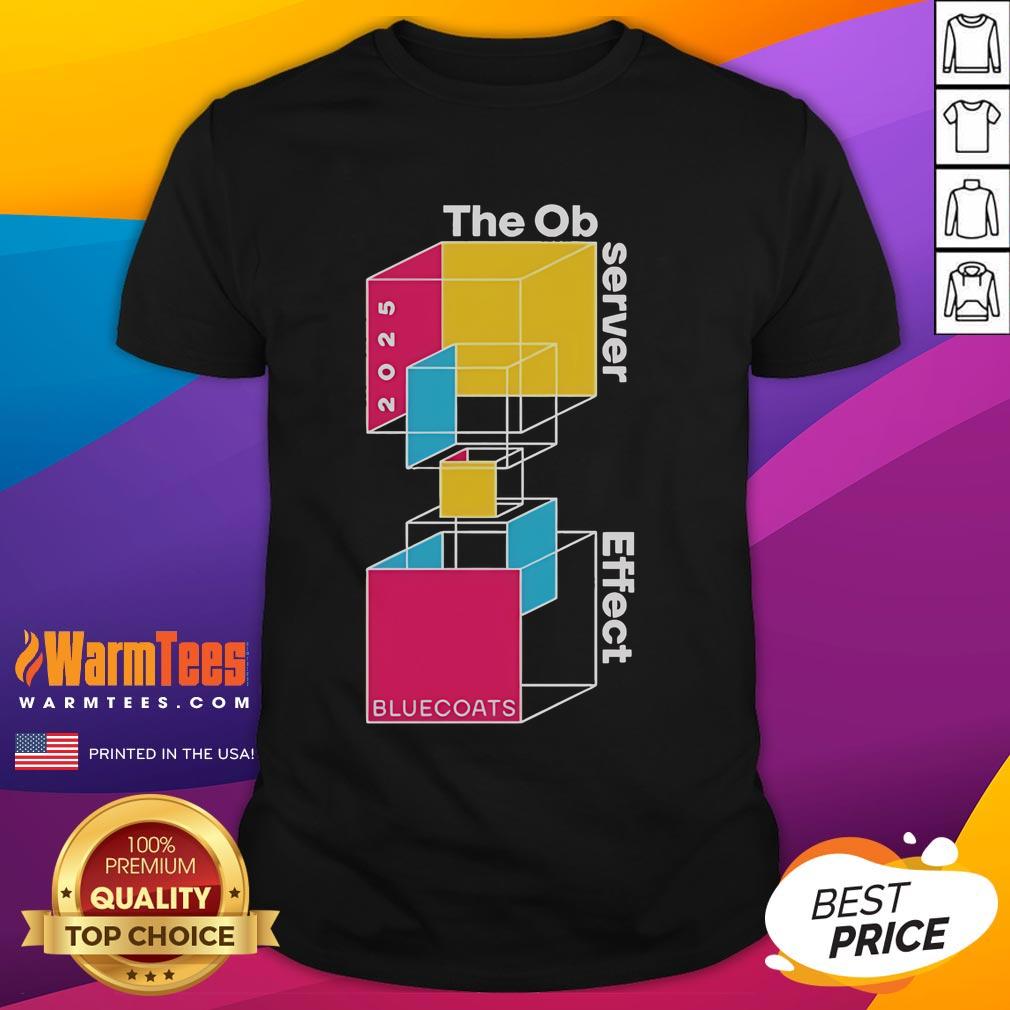 Good Bluecoats The Observer Effect Building Blocks T-Shirt featuring vibrant design and comfortable fit for casual wear.