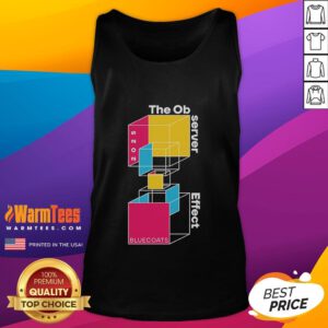 Alt Text: Good Bluecoats The Observer Effect Building Blocks tank top featuring vibrant design and comfortable fit.