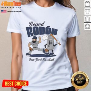 Alt Text: Carlos Rodon in a New York Yankees tee, showcasing his baseball beard during mid-summer. Perfect for fans!