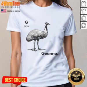 Good G Is For Goanna Ladies Tee featuring a stylish goanna graphic on a trendy womens shirt.
