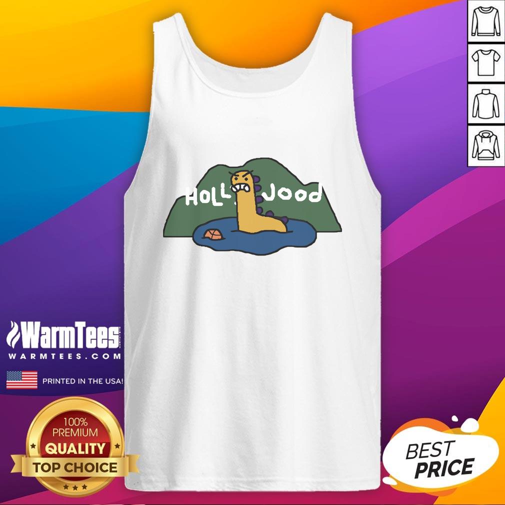 Good Holl Jood Lake Monster tank top featuring a vibrant lake monster graphic, perfect for casual summer wear.