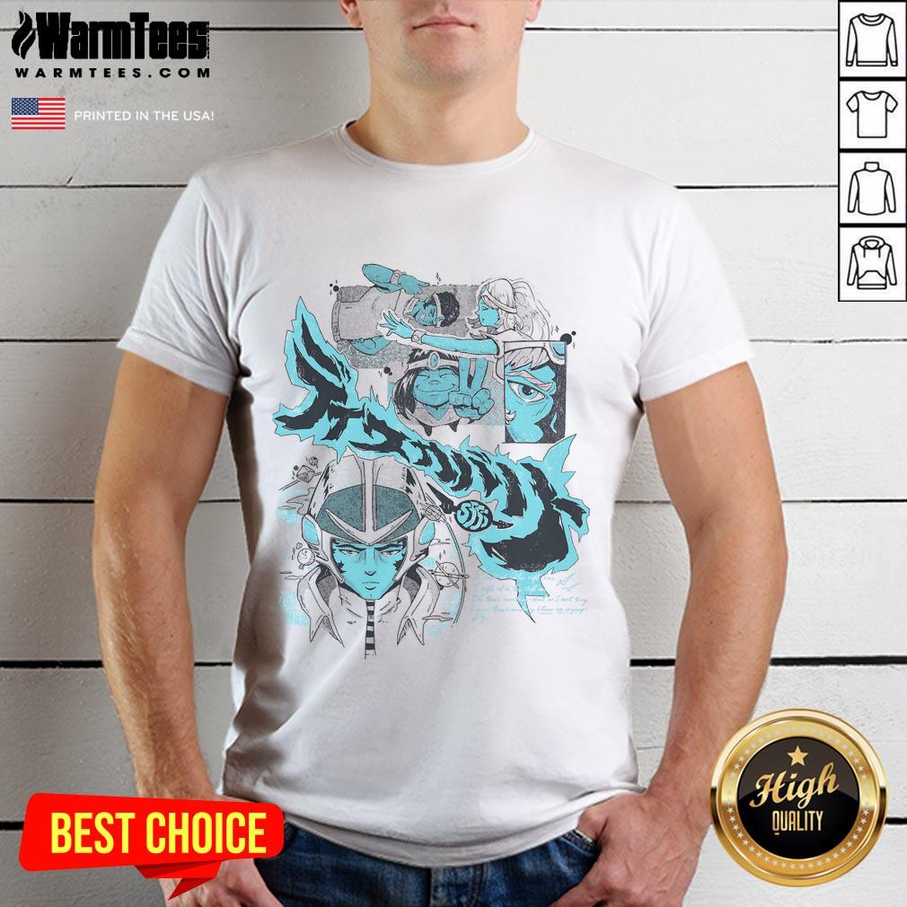 Good Interstellar Voyage T-Shirt featuring a cosmic design with stars and planets, perfect for space enthusiasts.