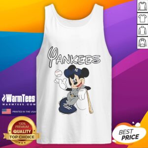 Good Mickey New York Yankees baseball tank top featuring vibrant graphics and team colors, perfect for fans.