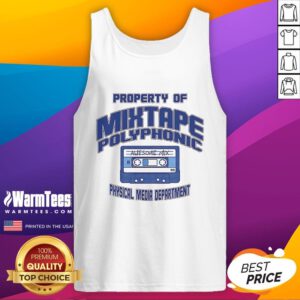 Good Property mixtape tank top from the Polyphonic Physical Media Department, featuring vibrant graphics and a stylish fit.