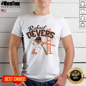 Good Rafael Devers Boston Red Sox baseball mid-summer t-shirt featuring vibrant graphics and team colors.