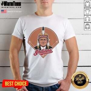 Good Trump Chief Wahoo X Cleveland Guardians logo T-shirt featuring a vibrant design for sports fans.