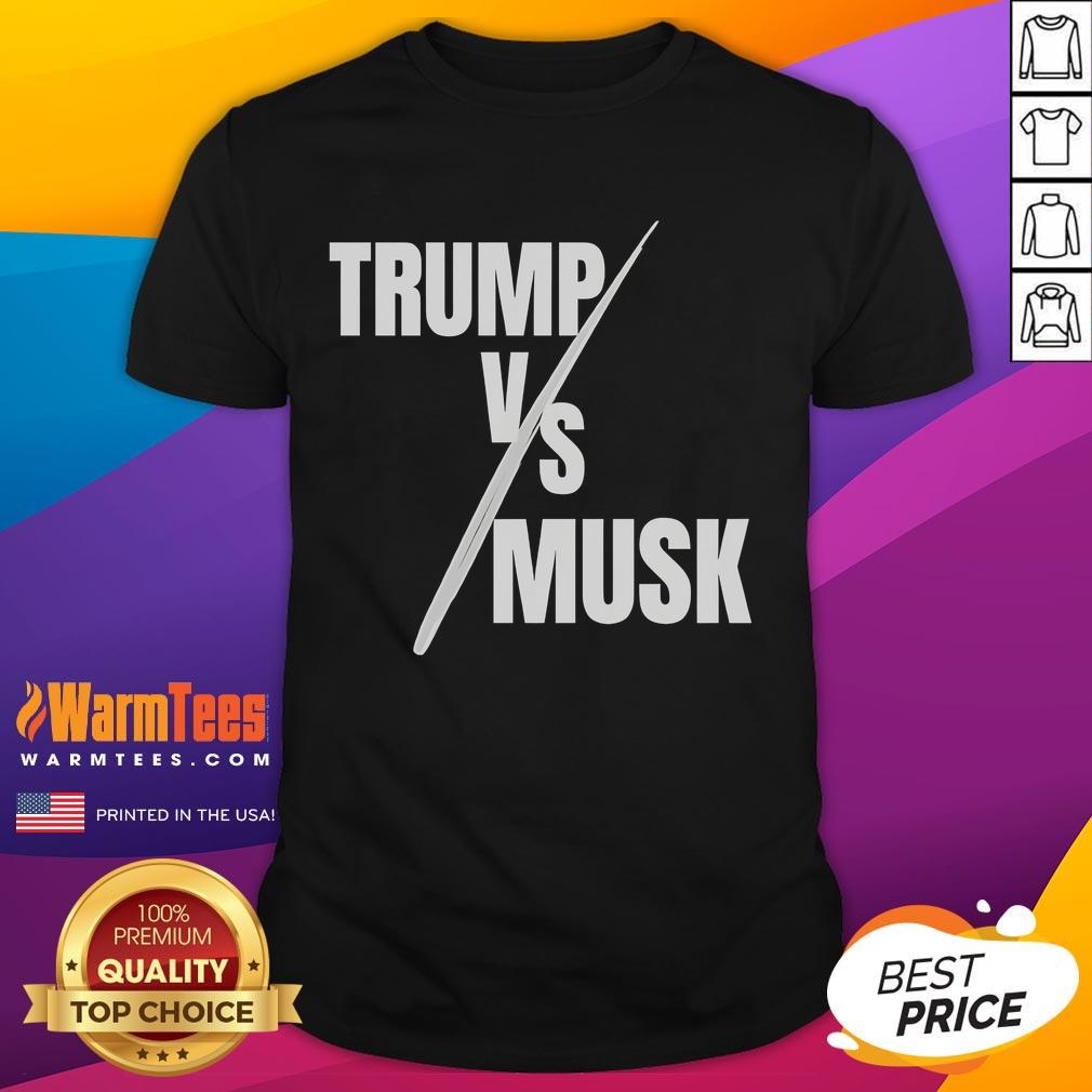 Hot Trump Vs Musk T-Shirt featuring vibrant graphics of Trump and Musk, perfect for political apparel enthusiasts.