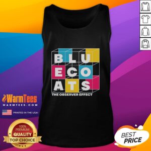 Alt Text: Nice Bluecoats The Observer Effect tank top featuring a stylish design, perfect for casual wear and fan apparel.