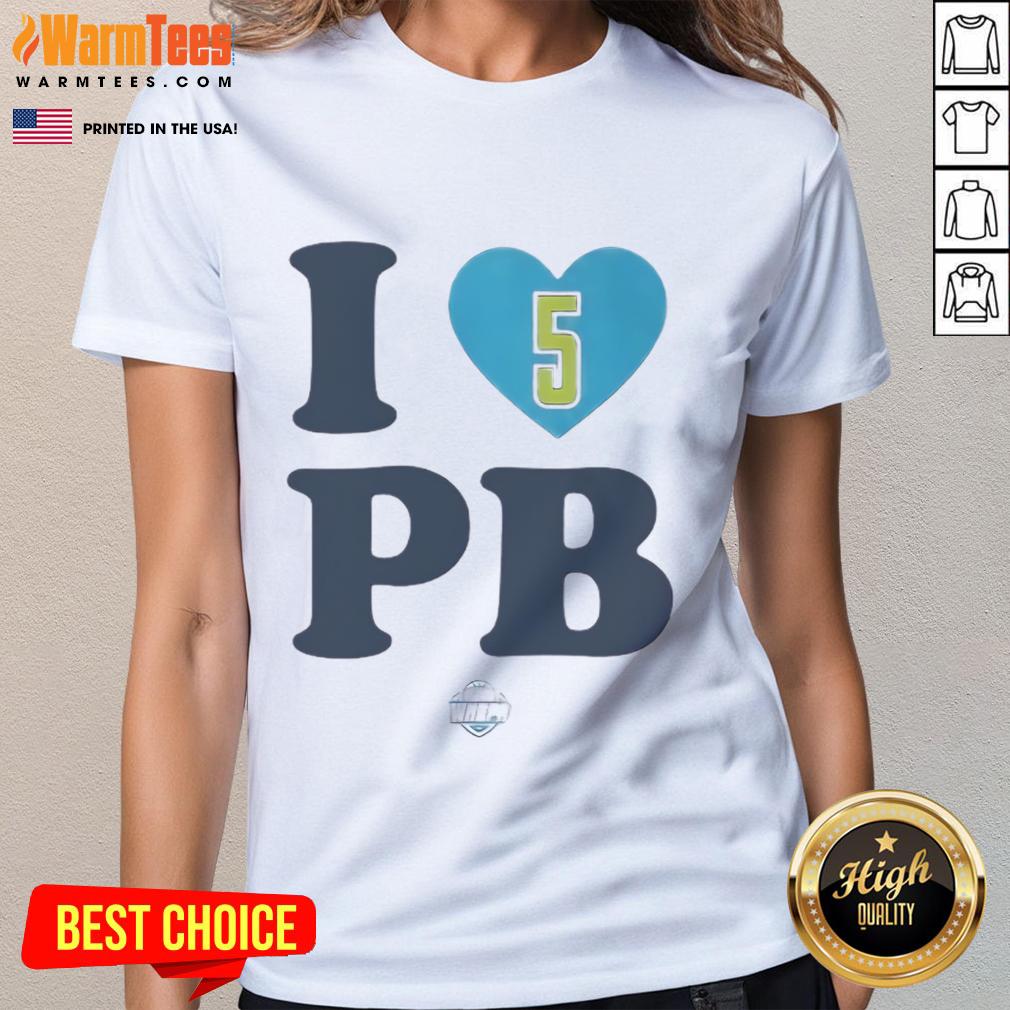 Nice I Love Paige Bueckers 5 Ladies Tee featuring a stylish design for fans of the basketball star.
