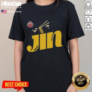 Nice Jin Ramen Ladies Tee featuring a stylish design perfect for ramen lovers and casual wear, showcasing vibrant colors.
