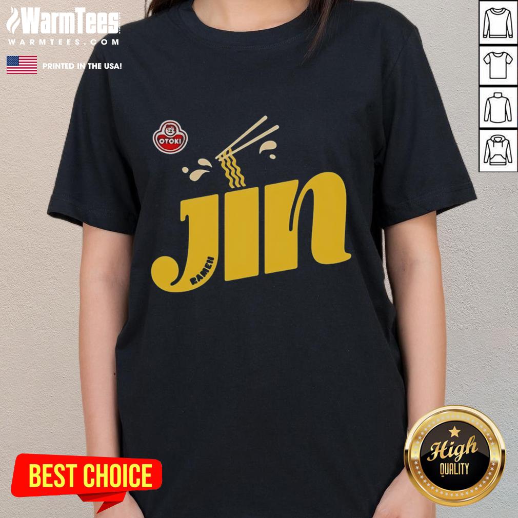 Nice Jin Ramen Ladies Tee featuring a stylish design perfect for ramen lovers and casual wear, showcasing vibrant colors.