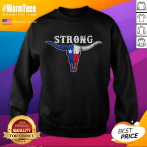Nice Men's Texas Strong Short Sweatshirt in gray, featuring a stylish design perfect for casual wear.