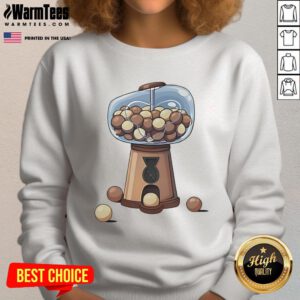 Nice Monke Gumball Machine Sweatshirt featuring a colorful gumball design and cozy fit, perfect for casual wear.