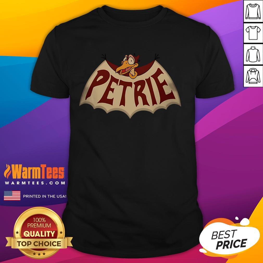 Alt Text: Nice Petrie The Land Before Time T-Shirt featuring vibrant colors and a playful design of the beloved character Petrie.
