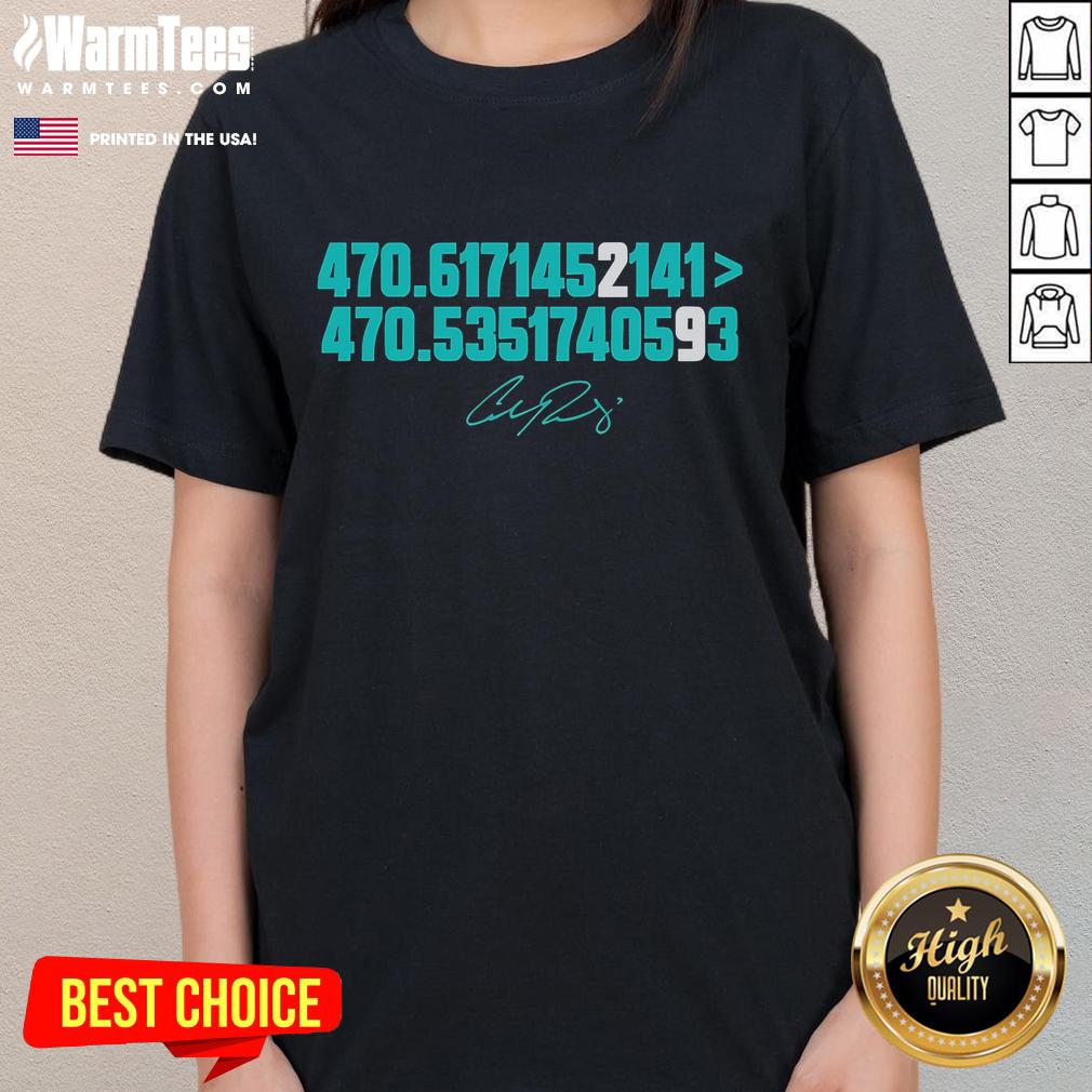 Nice Seattle Mariners Cal Raleigh signature ladies tee featuring stylish design and team logo.