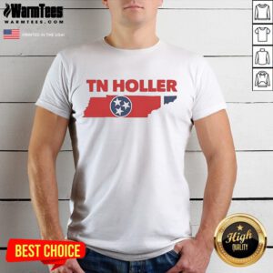 Nice Tn Holler Tennessee State T-Shirt featuring vibrant graphics and a comfortable fit, perfect for Tennessee pride.