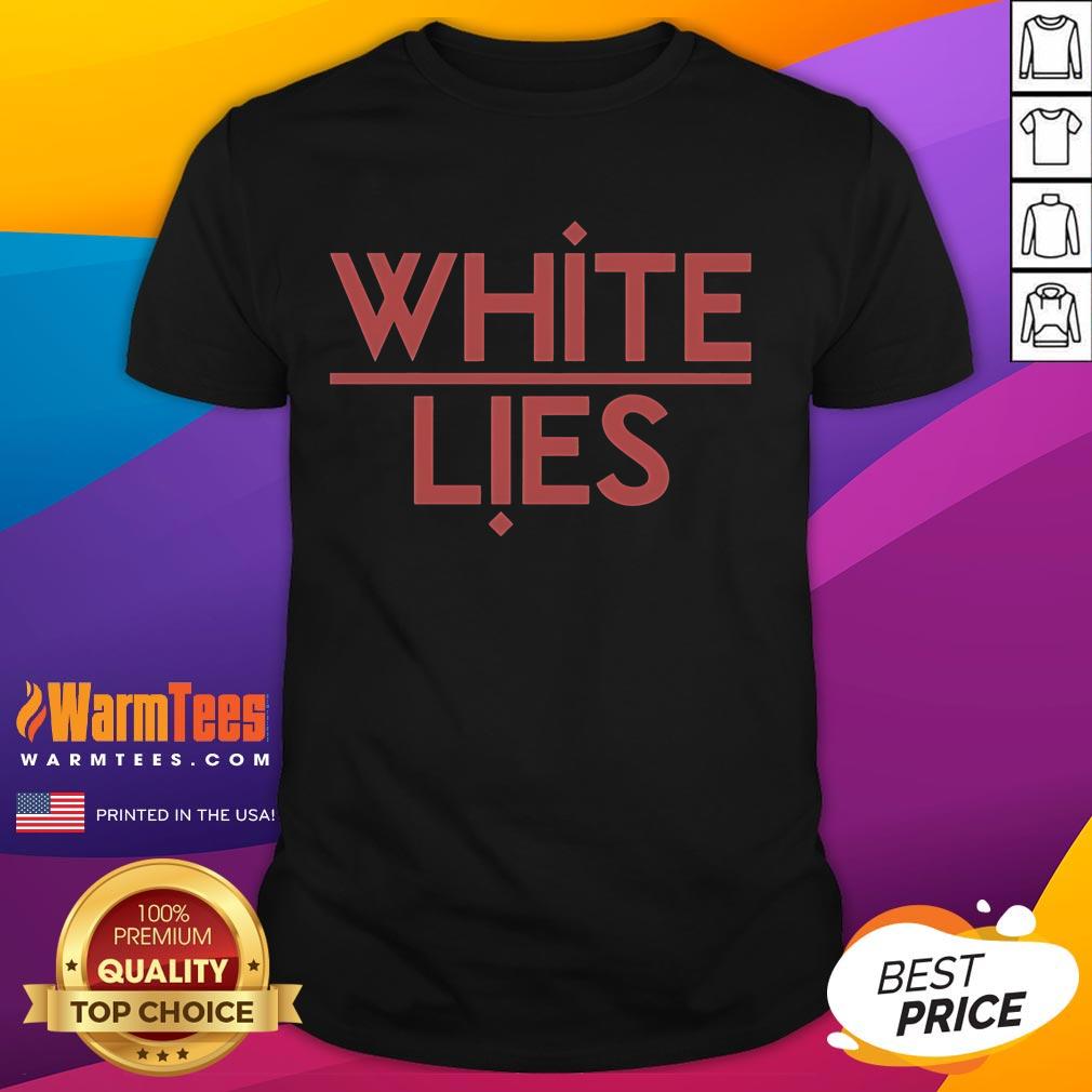 Nice White Lies Night Light T-Shirt featuring a stylish design in soft fabric, perfect for casual wear and nighttime comfort.